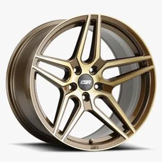 ESR RF15 18X10.5 ET22 (5X120 / 72.56) - Gloss Brushed Bronze
